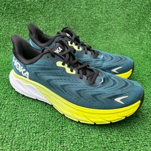 Hoka One One Mens Arahi 6 1123194 BGBCR Running Shoes Sneakers Size 10D Used